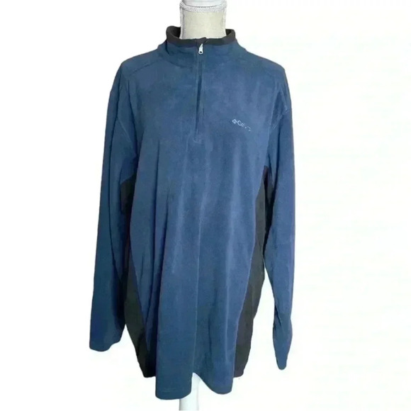 Columbia Lightweight Fleece in Blue/Grey Size XXL EUC - Picture 1 of 7